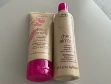 Image of AVEDA CHERRY ALMOND SHAMPOO 250ML BOTTLE & CONDITIONER 200ML TUBE. BN.