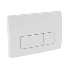 Image of GEBERIT Dual Flush Plate Duofix WC, delta50 WHITE 115.119.11.1