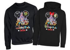 Image of Personalised Disney Paris Trip 2026 Hoodie Jumper, Matching Disney Unisex Jumper