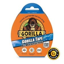 Image of Gorilla Tape Heavy Duty Adhesive All Weather Glue For Indoor And Outdoor Use 11m