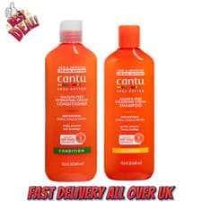 Image of Cantu Shea Butter For Natural Hair Shampoo & Hydrating Conditioner Twin Pack