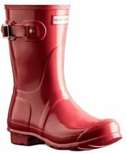 Image of Hunter Orignal Short Glenmore Rose Womens Gloss Wellington Boots