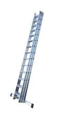 Image of LYTE 4.0M - 10.2M ALUMINIUM TRIPLE EN131 PROFESSIONAL LADDER 14 RUNG / SECTION