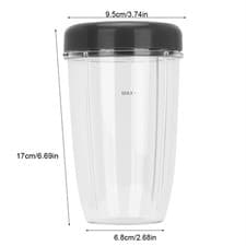 Image of (24OZ)Cup Lid Blender Part Kit For For Nutri Bullet 900W Blender Accessory AM