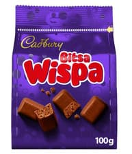 Image of Cadbury Bitsa Wispa Chocolate Pouch 100g