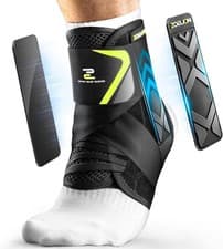 Image of Adjustable Ankle Support Side Stabilizing Pads, Quick Lace Ankle Size M RRP £30