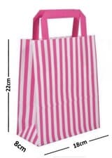 Image of Hot Pink Gift Bags ~ Boutique Shop Paper Bag ~ Pick Size Small Medium Large