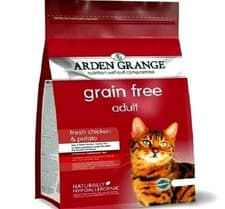 Image of ARDEN GRANGE ADULT CAT 400G 2KG 4KG premium grain free complete dry pet food bpl