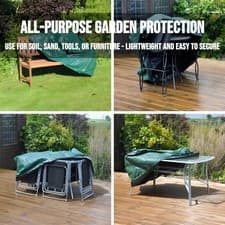Image of Tarpaulin Regular And Heavy Duty Waterproof Cover Tarp Ground Sheet Multi Sizes