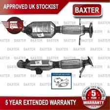 Image of Fits Ford Focus C-Max Volvo V50 S40 C30 Baxter Catalytic Converter + Fitting Kit
