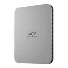 Image of LaCie Mobile Drive 2TB USB 3.2 Gen 1 USB-C External Hard Drive Silver 130MB/s