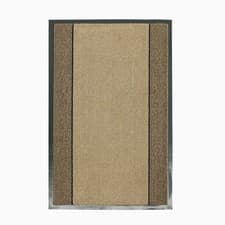 Image of JVL Miracle Striped Machine Wash Barrier Door Floor Mat, 40x60cm or 60x90cm