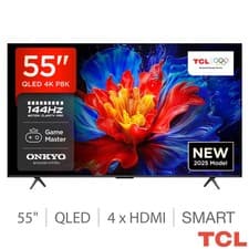 Image of TCL 55P8K 55 Inch QLED TV 4K Ultra HD Smart HDR Dolby Vision Freeview Play UK