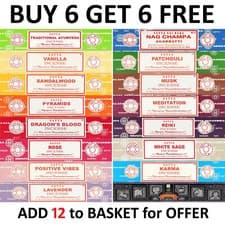 Image of SATYA INCENSE STICKS Insence Joss Mix Match Genuine Nag Champa 15g Pack Scent