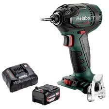 Image of Metabo SSD 18 LTX 200 BL 18V Brushless Impact Driver 1 x 5.2Ah Battery & Charger