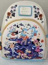 Image of Loungefly Disney Mickey Mouse & friends Mini Backpack Halloween fancy dress New