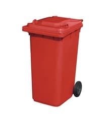 Image of 🌹High quality & Factory prices Red 120L Wheelie Bin –100% New Resin –10.45kg🌹