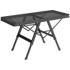 Image of Outsunny 3 ft Folding Camping Table w/ Adjustable Heights & Mesh Desktop