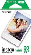 Image of INSTAX mini instant film White Border, 20 shot Pack, suitable for all mini camer