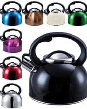 Image of Whistling Kettle 2.5L Stainless Steel For Gas Electric Induction Halogen Hobs