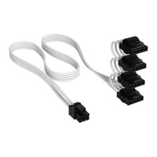 Image of CORSAIR Elite Premium PSU Cable, 4x Molex Power, Type-4, Individually Sleeved, M