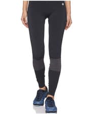 Image of Asics Women Seamless Tight Dark Grey Running Breathable Lightweight size M
