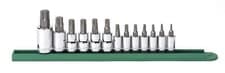 Image of Gearwrench® 13 Piece 1/4", 3/8" & 1/2" Drive Torx Bit Socket Set T8 - T60
