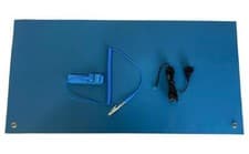 Image of 600mm x 300mm ESD Rubber Bench Mat, Blue - CQ-ESD-MAT-1X2