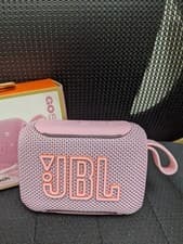 Image of JBL GO 5 Pink Portable Bluetooth Speaker IP68 Waterproof Dustproof Auracast