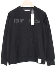 Image of REPLAY Men's Sweatshirt S Cotton Graphic Melange Stretch Crew Neck Black *