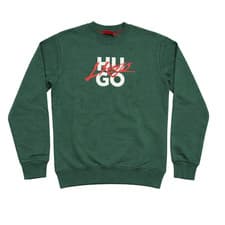 Image of Mens Sweatshirt HUGO BOSS Long Sleeve pullover  HUGO Logo  S-2XL | Clearance
