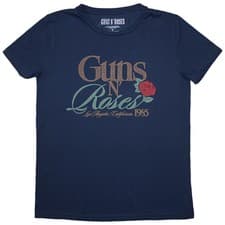 Image of Ladies Guns N' Roses California 1985  Official Tee T-Shirt Womens