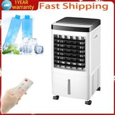 Image of Portable Air Cooler10L Mobile With Remote Control 3-IN-1, 3 Speeds 7hrs Timer