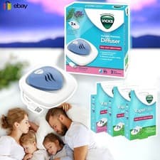 Image of Vicks VapoPads Rosemary Lavender Menthol Oils Refill Diffuser Vaporiser Plug-In