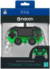Image of PS4 Nacon Illuminated Compact Controller - Green PlayStation 4 New