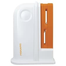 Image of Fiskars Universal Desktop Scissor Sharpener - Plastic - Orange/White