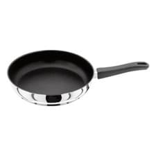 Image of JUDGE VISTA 26CM STAINLESS STEEL NON STICK DEEP SIDED FRYING PAN J222A