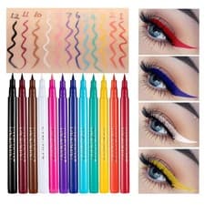 Image of HANDAIYAN Liquid Matte Waterproof Liquid Eyeliner Pen Long Lasting 12 Colors