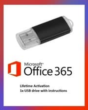 Image of Microsoft Office 365 for Windows with Product Key In USB Flash Drive