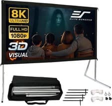 Image of Elite Screens Yard Master 120-Inch Portable Front/Rear Projection Screen 16:9