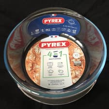 Image of Pyrex Dish Glass - 3L - Oven & Microwave Safe - 23cm x 8cm - Without Lid - New