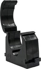 Image of Single Hinged Pipe Clips Black- 15mm, 22mm- bags of 100!!