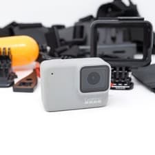 Image of GoPro Hero 7 White Action Camera Bundle - Great Condition