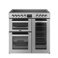 Image of Belling Cookcentre 90cm Electric Range Cooker Stainless Steel 90E