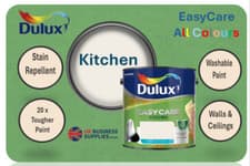 Image of Dulux Easycare KITCHEN Washable & Tough Paint, All Shades, Matt Emulsion, 2.5L
