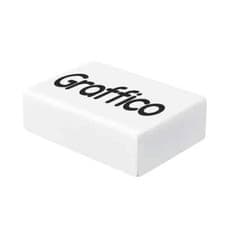 Image of Graffico Plastic Eraser White (45 Pack) EN05992