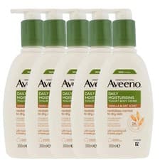 Image of Aveeno Daily Moisturising Yogurt Body Cream Vanilla 300 ml Choose Pack