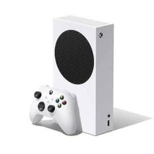 Image of Microsoft Xbox Series S 512GB White Game Console with Controller and Cables