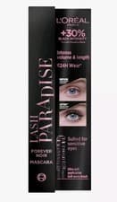 Image of L'OREAL Lash Paradise Intense Volume Castor Oil Mascara Black  Waterproof Last 1