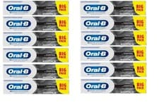 Image of Oral-B 3D White Advanced Luxe Charcoal Toothpaste, 100ml, Pack of 12, Peppermint